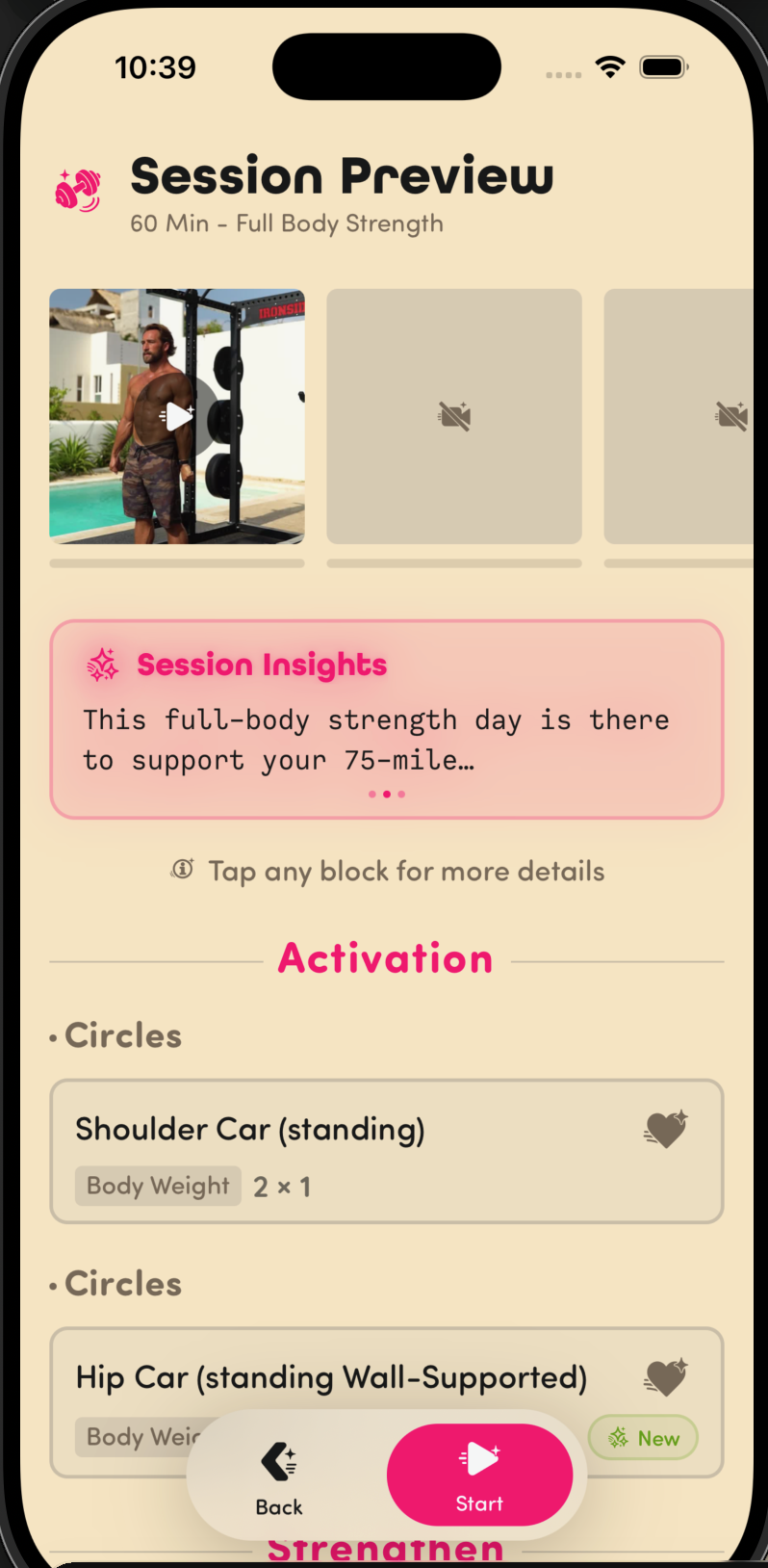 Session preview