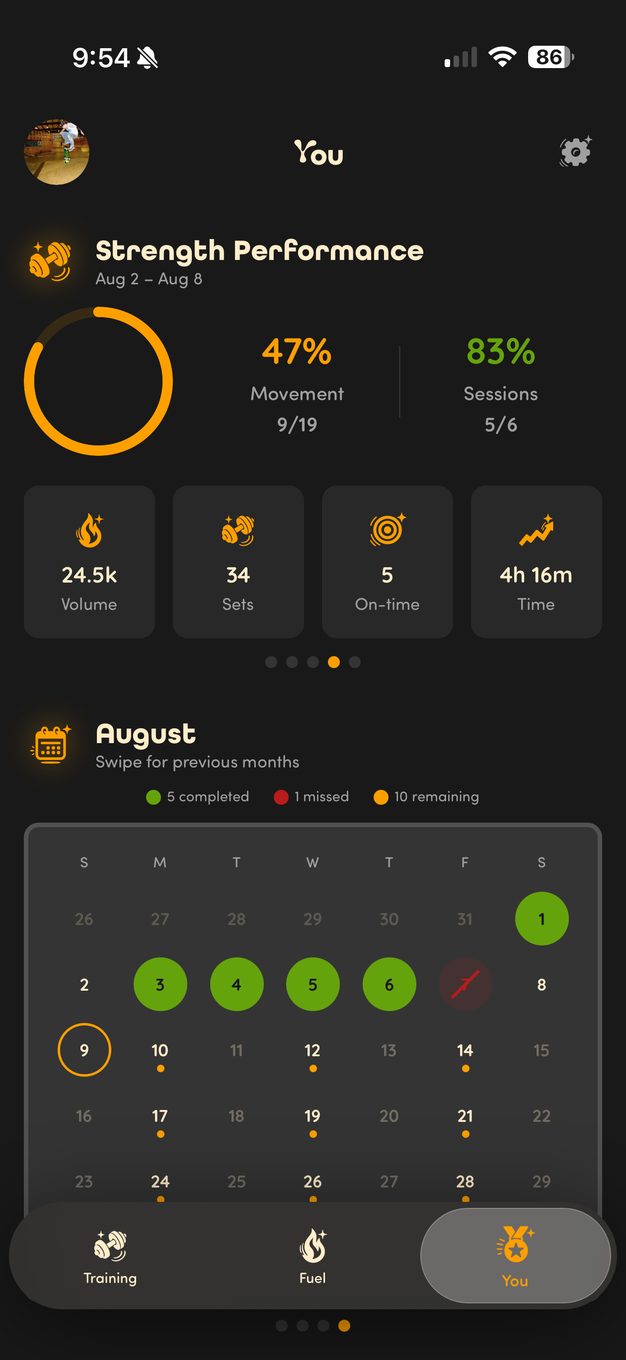 You — progress (dark)